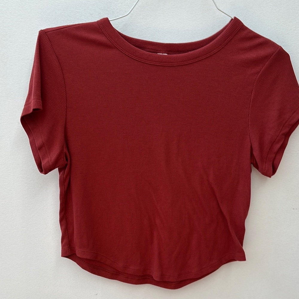 Women's Red Clay old Navy Short Sleeve Top